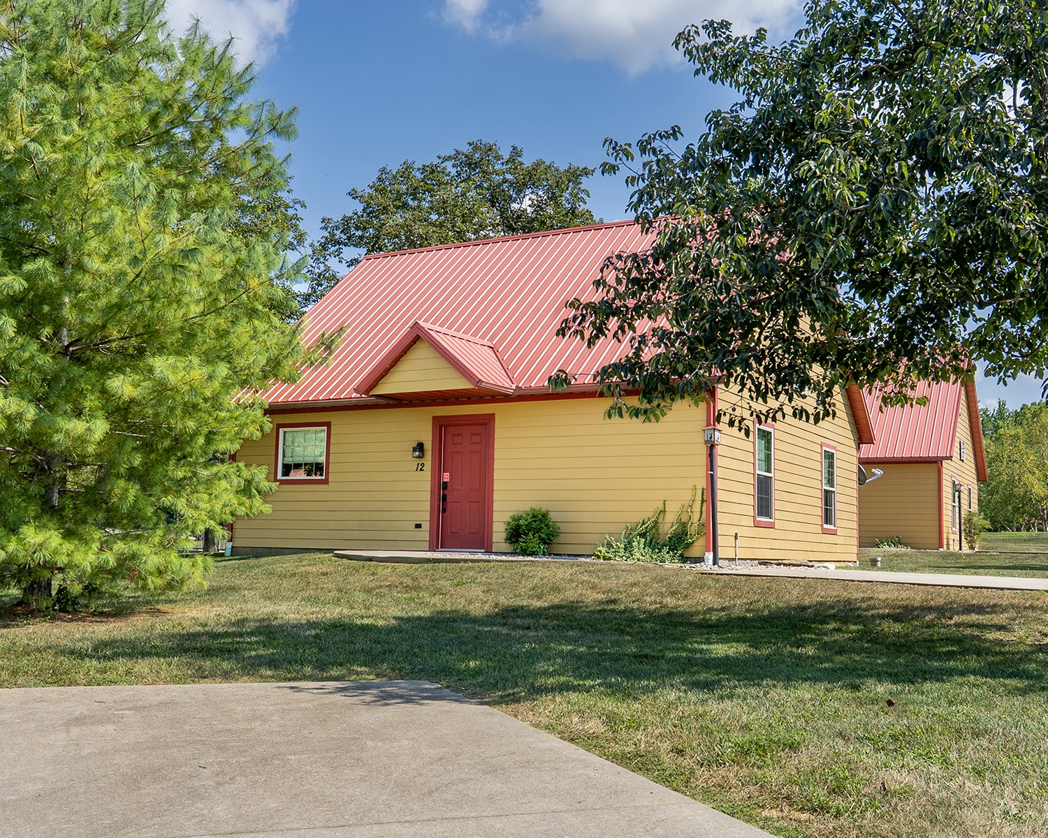 Cottage #12 at Santa's Cottages in Santa Claus, Indiana.
