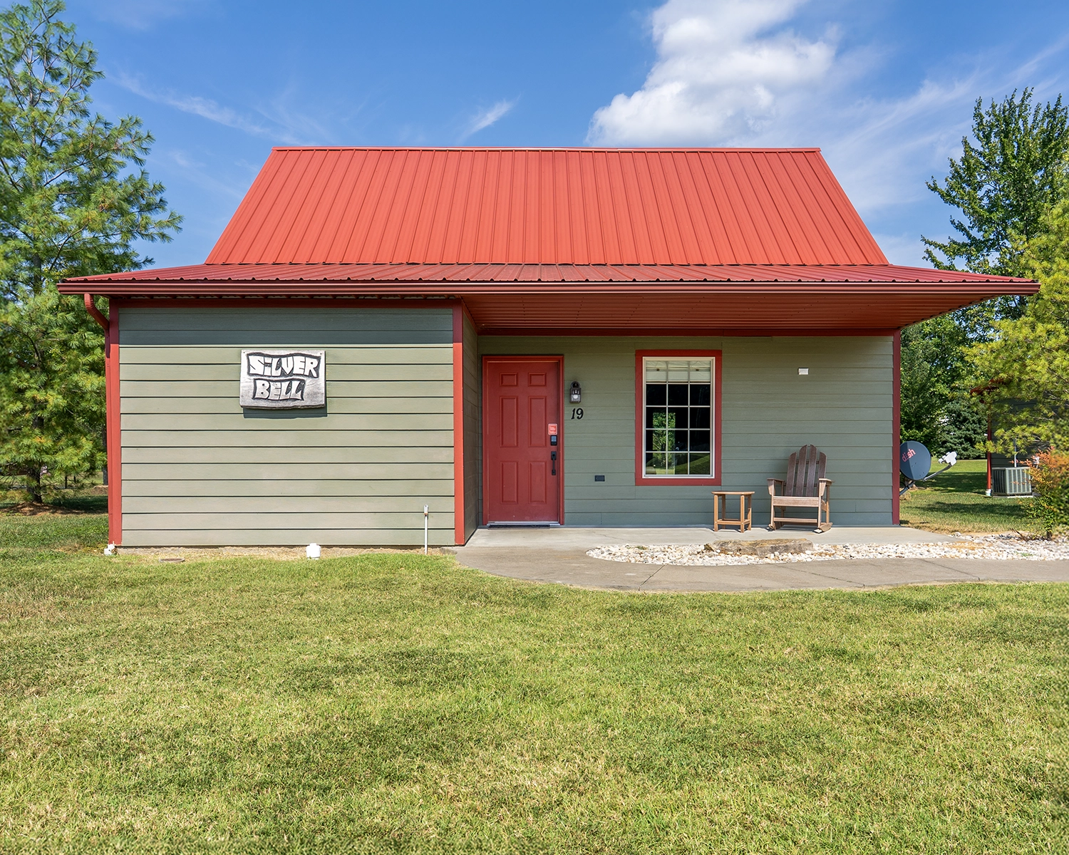 Cottage #19 at Santa's Cottages in Santa Claus, Indiana.