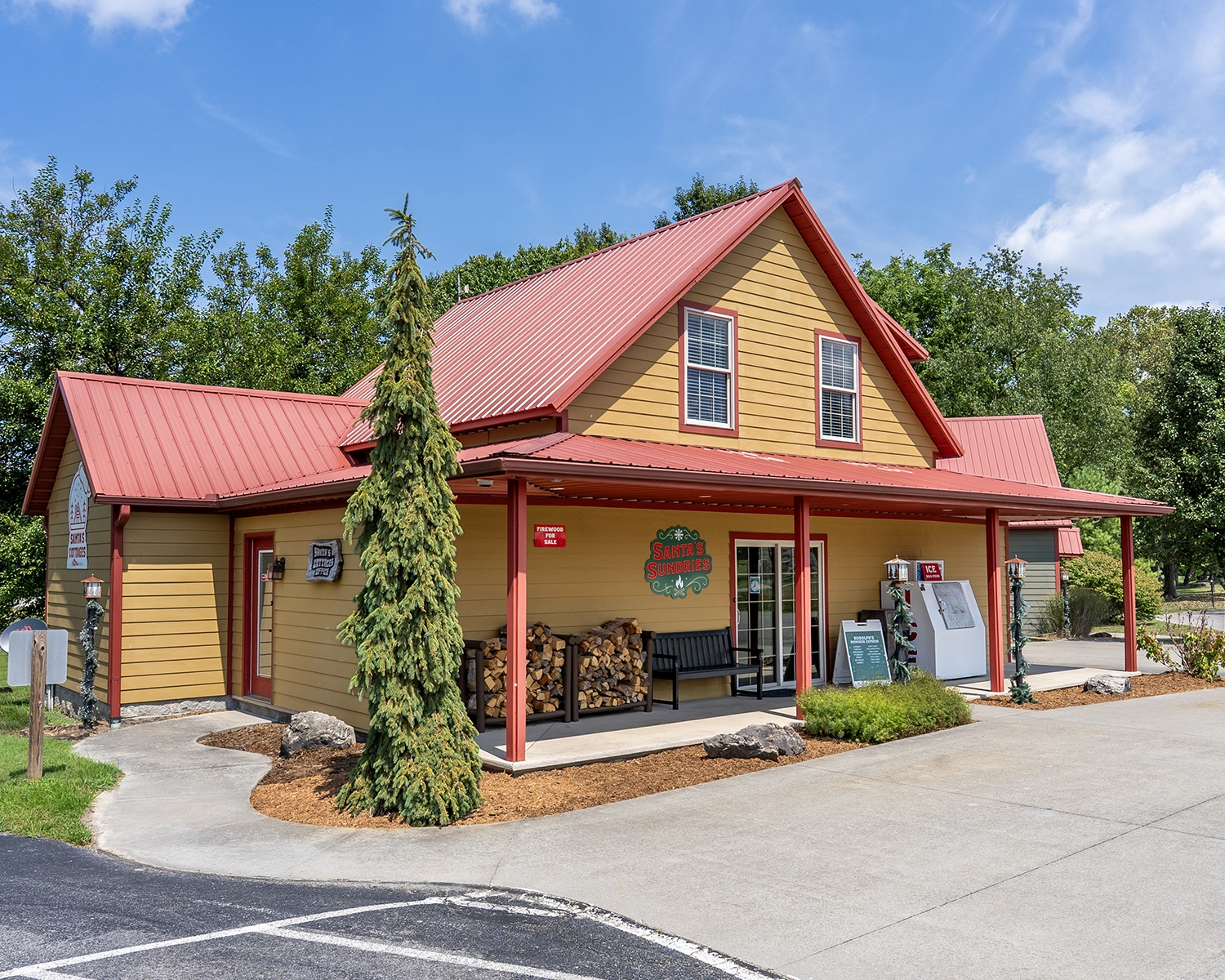 Santa's Sundries Store at Santa's Cottages in Santa Claus, Indiana.